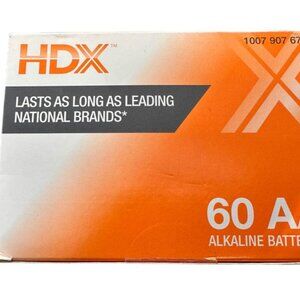 60-HDX AA BATTERIES ALKALINE 03/2035 BRAND NEW